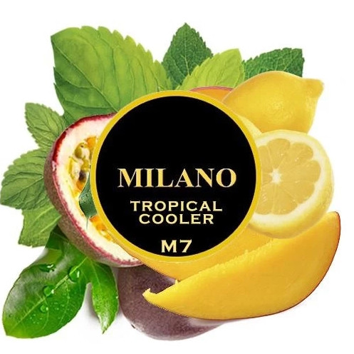 Табак Milano Tropical Cooler M7 (Тропикал Куллер) 100 грамм  в интернет магазине кальянов фото 1