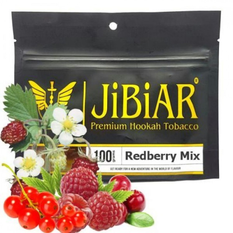 Табак JIBIAR - RED BERRY MIX (РЭД БЕРРИ МИКС) РЕПЛИКА 100 ГР  