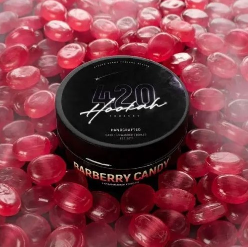 Табак 420 Barberry Candy (Барбарис Конфета) 100 грамм  в интернет магазине кальянов фото 1