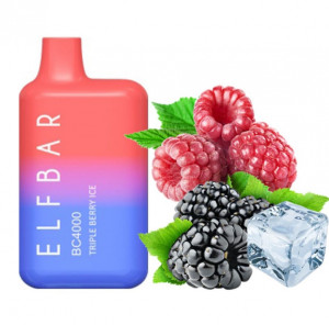 Одноразовая Pod система Elf Bar BC4000 Tripple Berry Ice (Микс ягод со льдом)