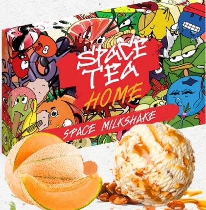 Чайная смесь Space Tea Home Space Milkshake (Ореховое Мороженое Дыня) 40 грамм  в интернет магазине кальянов фото 1