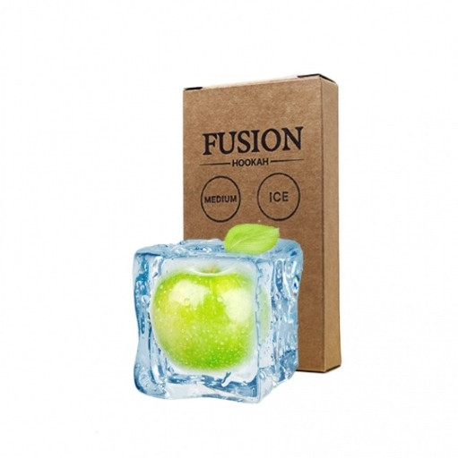 Табак Fusion Medium - Ледяное Яблоко (Ice Apple) 100 Грамм  в интернет магазине кальянов фото 1