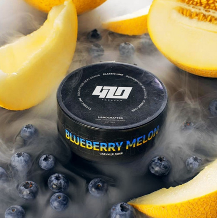 Табак 420 Blueberry Melon (Черника Дыня) 100 грамм 