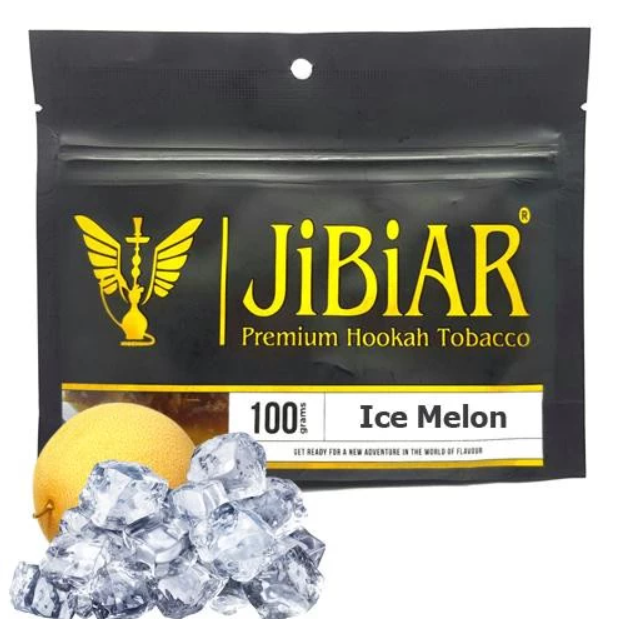 Табак JIBIAR Ice Melon (Дыня Лед) 100 грамм (РЕПЛИКА) в интернет магазине кальянов фото 1