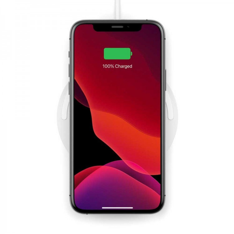 Беспроводное зарядное устройство Belkin Pad Wireless Charging Qi, 10W, white в интернет магазине кальянов фото 1
