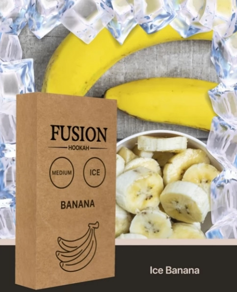 Табак Fusion Medium - Ледяной Банан (Ice Banana) 100 Грамм  