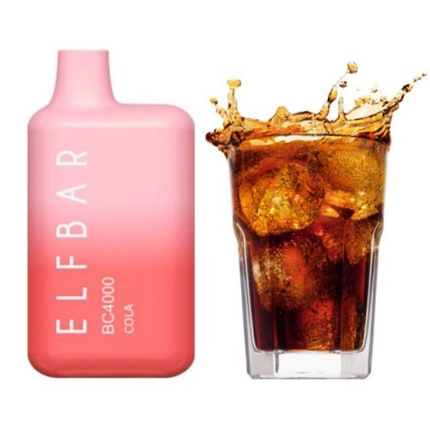 Одноразовая Pod система Elf Bar BC4000 Cola (Освежающая кола) в интернет магазине кальянов фото 1