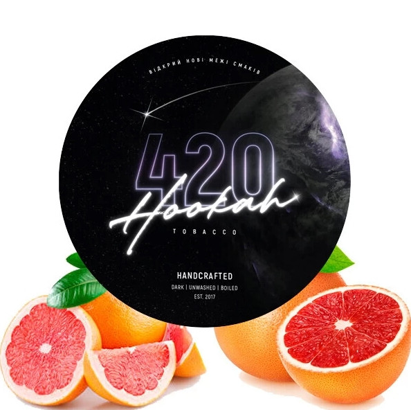 Табак 420 Dark Line Grapefruit (Грейпфрут) 40 грамм  в интернет магазине кальянов фото 1