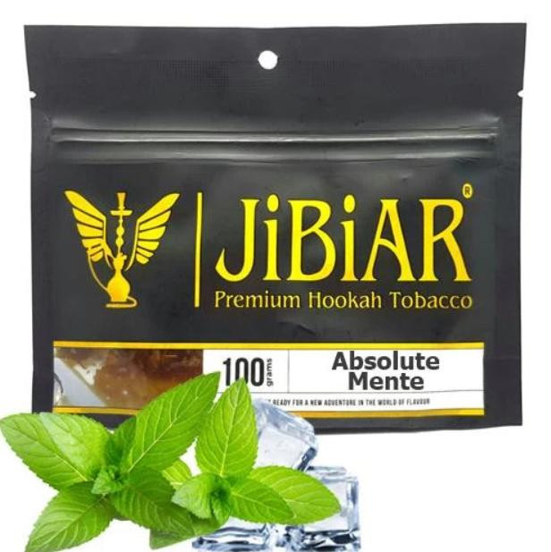 Табак Jibiar Absolute Menthe (Мята Лед) 100 грамм реплика в интернет магазине кальянов фото 1