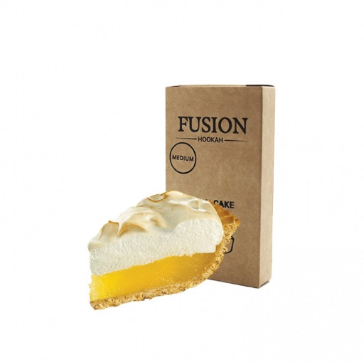 Табак Fusion Medium - Лимонный Пирог (Lemon Cake) 100 Грамм  в интернет магазине кальянов фото 1