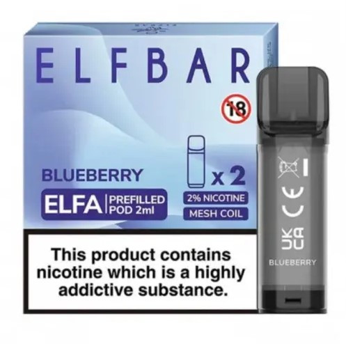 Картридж Elf bar ELFA 4ml Blueberry (Черника)  