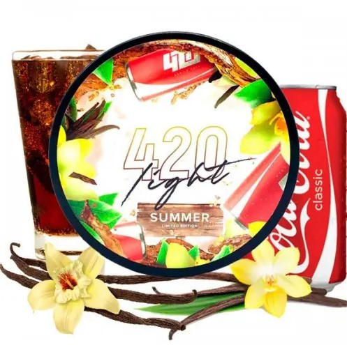 Табак 420 Light Ванильная Кола 100 грамм   