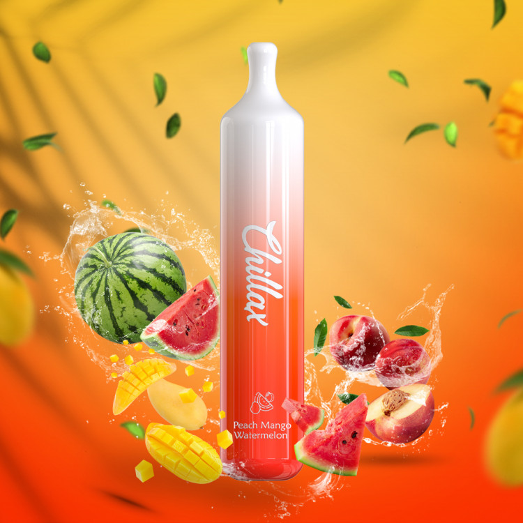 Chillax Air Pro 4500 Peach Mango Watermelon (Персик Манго Кавун) в интернет магазине кальянов фото 1