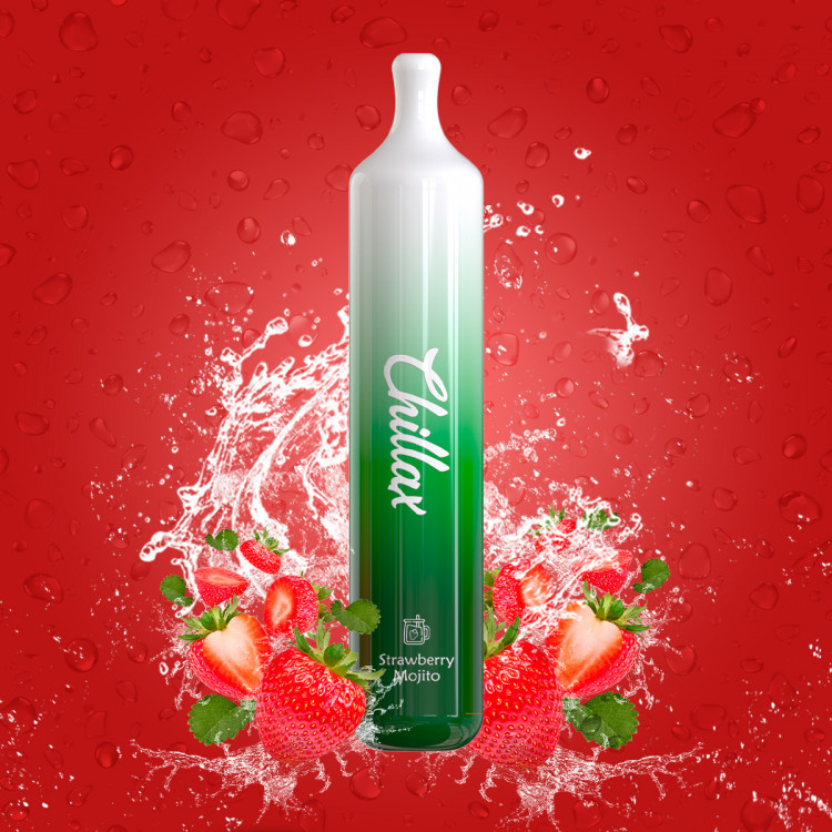 Chillax Air Pro 4500 Strawberry Mojito (Полуничний Мохіто) в интернет магазине кальянов фото 1