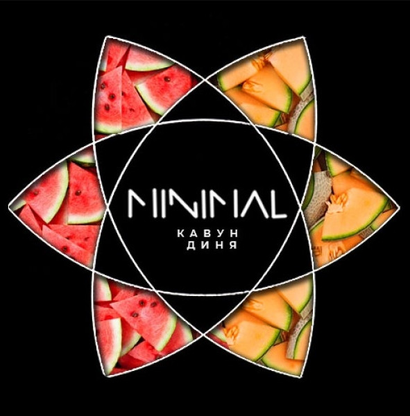 Табак Minimal Watermelon Melon (Арбуз Дыня) 50 грамм  в интернет магазине кальянов фото 1
