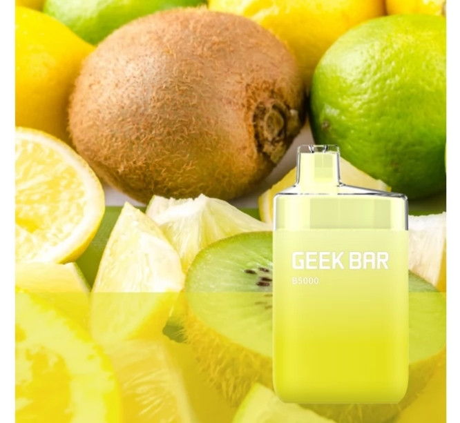 Одноразовая pod-система Geek Bar B5000 Golden Kiwi Lemon 