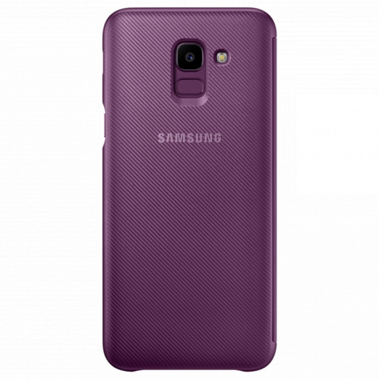 ЧЕХОЛ-КНИЖКА ДЛЯ SAMSUNG GALAXY J6 2018 WALLET COVER EF-WJ600CEEGRU, ЦВЕТ ПУРПУРНЫЙ в интернет магазине кальянов фото 2