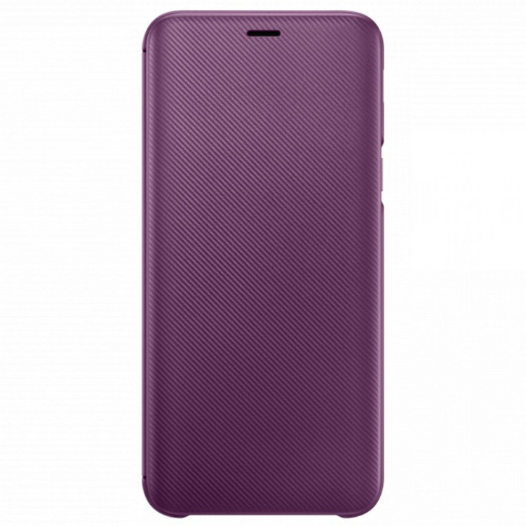ЧЕХОЛ-КНИЖКА ДЛЯ SAMSUNG GALAXY J6 2018 WALLET COVER EF-WJ600CEEGRU, ЦВЕТ ПУРПУРНЫЙ 