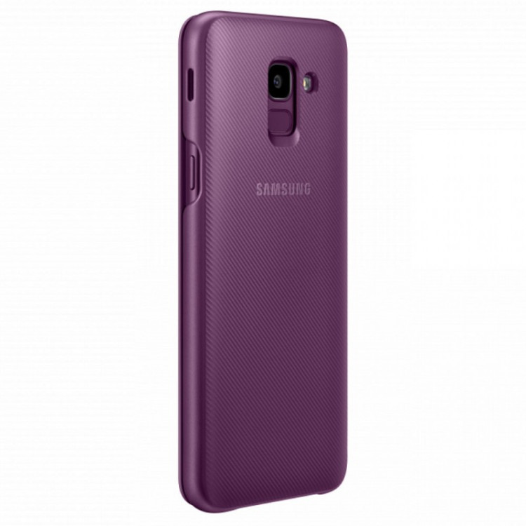 ЧЕХОЛ-КНИЖКА ДЛЯ SAMSUNG GALAXY J6 2018 WALLET COVER EF-WJ600CEEGRU, ЦВЕТ ПУРПУРНЫЙ в интернет магазине кальянов фото 3