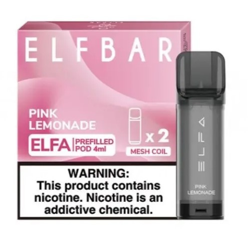 Картридж Elf bar ELFA 4ml Pink Lemonade (Розовый лимонад) в интернет магазине кальянов фото 1