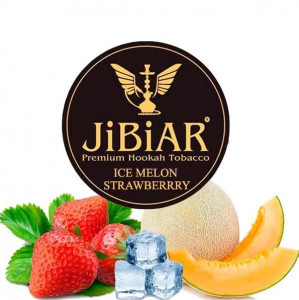 Табак JIBIAR Ice Melon Strawberry (Дыня Клубника Лед) 100 грамм