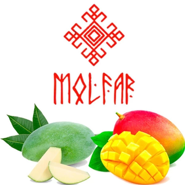 Табак Molfar Chill Line Зелений Манго 100 грамм  в интернет магазине кальянов фото 1