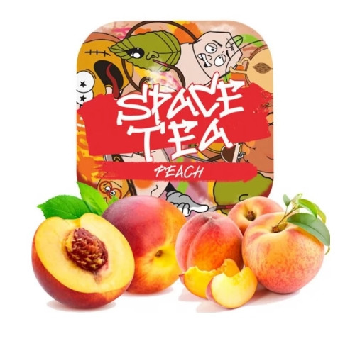 Чайная смесь Space Tea Peach (Персик) 40 грамм  в интернет магазине кальянов фото 1