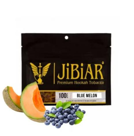 Табак Jibiar Blue Melon (Дыня, Лед, Черника) 100 грамм реплика в интернет магазине кальянов фото 1