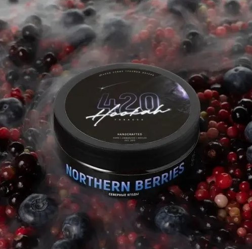 Табак 420 Northern Berries (Северные ягоды) 100 грамм  в интернет магазине кальянов фото 1