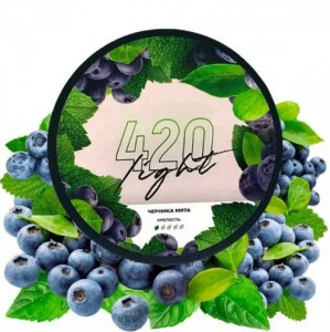 Табак 420 Light Черника Мята 100 грамм 