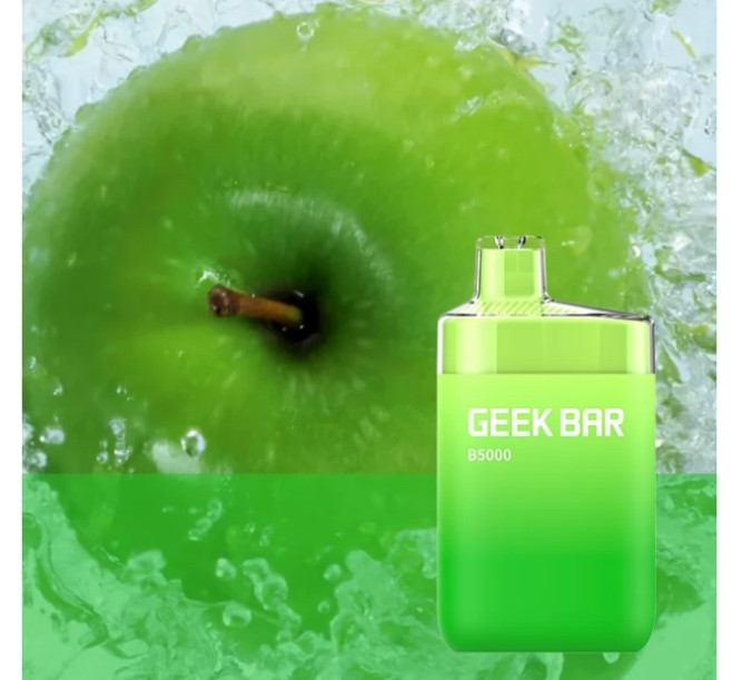 Одноразовая pod-система Geek Bar B5000 Sour Apple Ice 