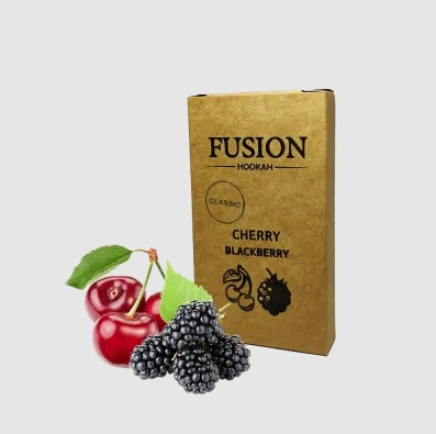 Табак Fusion Classic - Cherry Blackberry (Вишня Ежевика) 100 грамм в интернет магазине кальянов фото 1