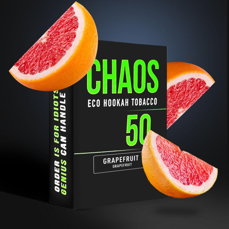 Табак Chaos Grapefruit (Грейпфрут) 50 грамм в интернет магазине кальянов фото 1