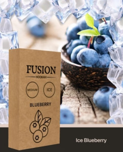 Табак Fusion Medium - Ледяная Черника (Ice Blueberry) 100 Грамм 