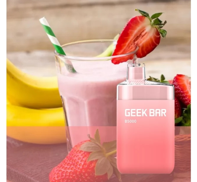 Одноразовая pod-система Geek Bar B5000 Strawberry Banana Ice 