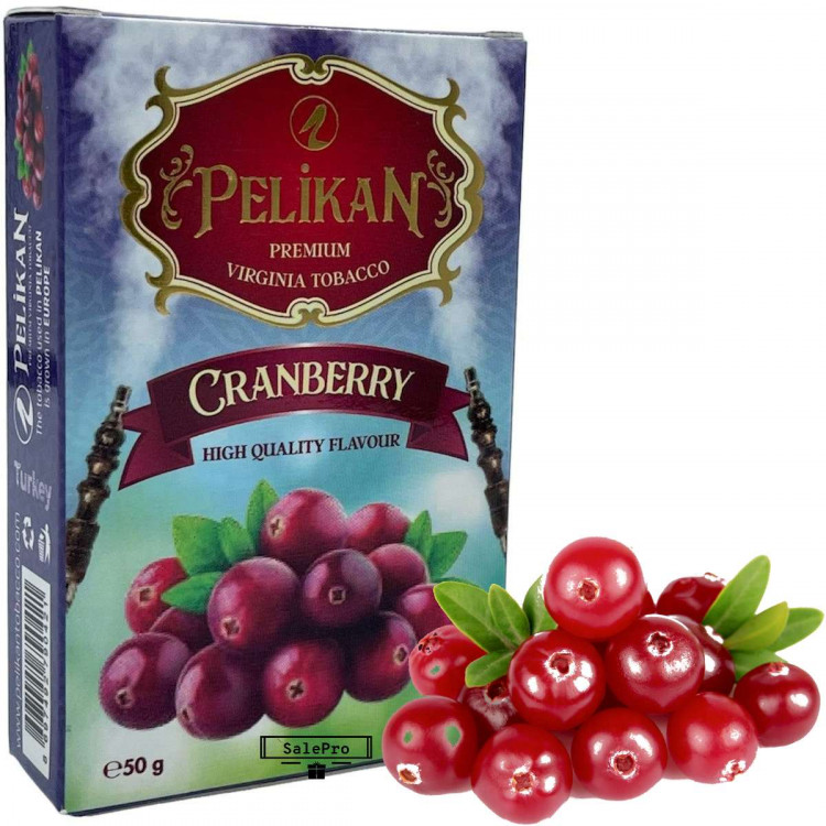 Табак Pelikan Cranberry (Клюква) 50 грамм      в интернет магазине кальянов фото 1