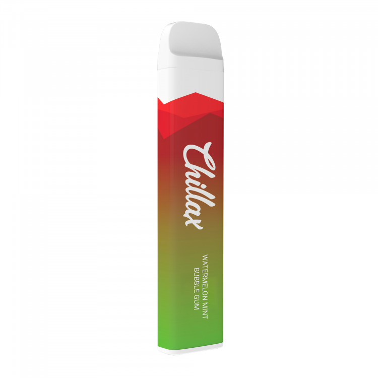 Chillax 1200 WATERMELON MINT BUBBLE GUM (М'ятна жуйка з кавуном) в интернет магазине кальянов фото 2