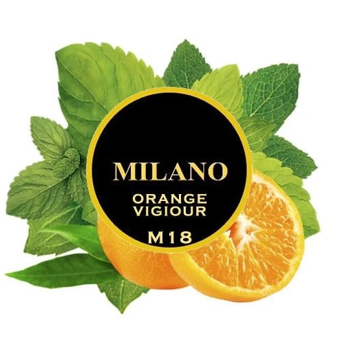 Табак Milano Orange Vigiour M18 (Апельсин Мята) 100 грамм  в интернет магазине кальянов фото 1