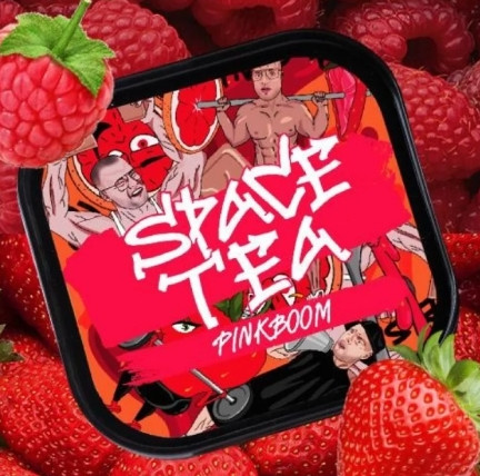Чайная смесь Space Tea Pink Boom (Грейпфрут Клубника Малина) 40 грамм  