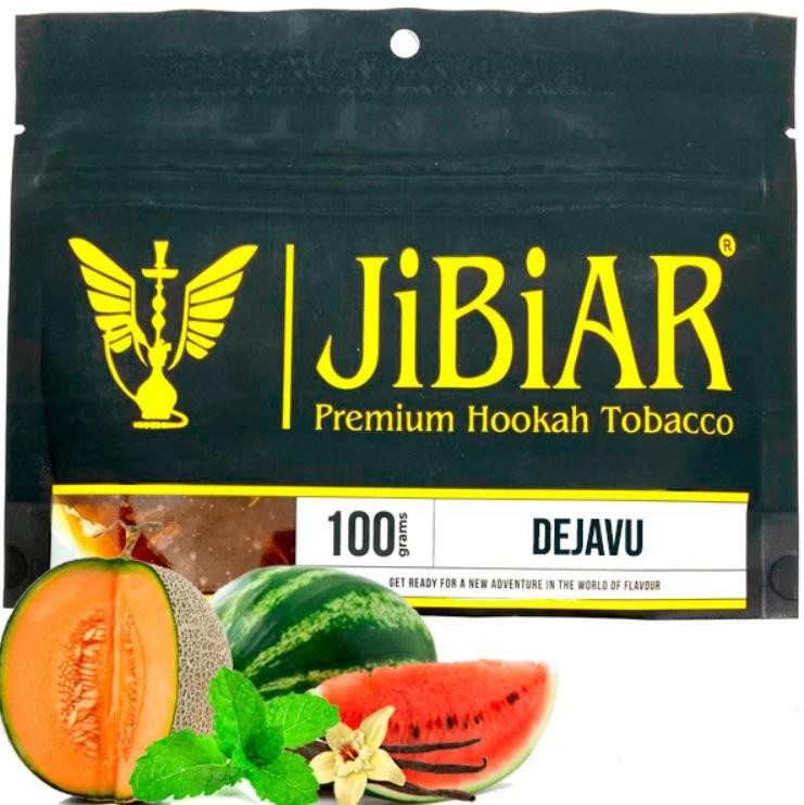 Табак Jibiar Dejavu (Арбуз, Ваниль, Дыня, Мята) 100 грамм реплика в интернет магазине кальянов фото 1