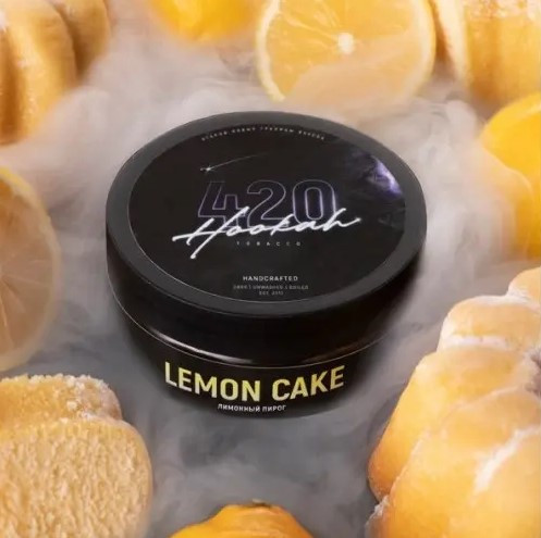 Табак 420 Lemon Cake (Лимон Пирог) 100 грамм  в интернет магазине кальянов фото 1