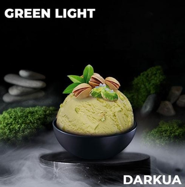 Табак DARKUA Green Light (Фисташка Мята Сливочная Ваниль) 100 грамм в интернет магазине кальянов фото 1