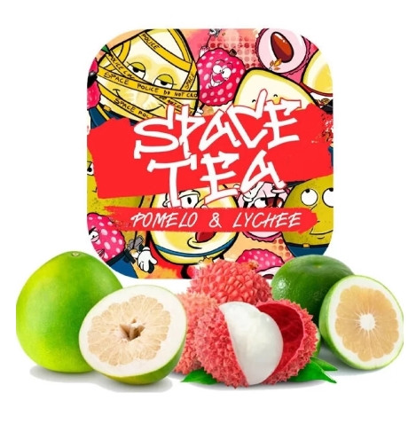 Чайная смесь Space Tea Pomelo Lychee (Помело Личи) 40 грамм  в интернет магазине кальянов фото 1