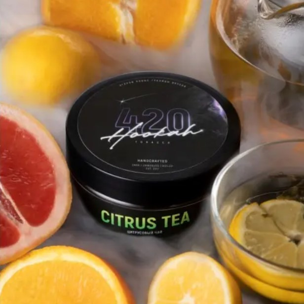 Табак 420 Citrus Tea (Цитрус Чай) 25 грамм в интернет магазине кальянов фото 1