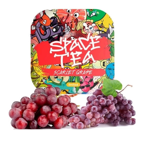 Чайная смесь Space Tea Scarlet Grape (Красный Виноград) 40 грамм  в интернет магазине кальянов фото 1