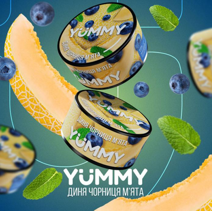 Табак Yummy Дыня Черника Мята 100 грамм в интернет магазине кальянов фото 1