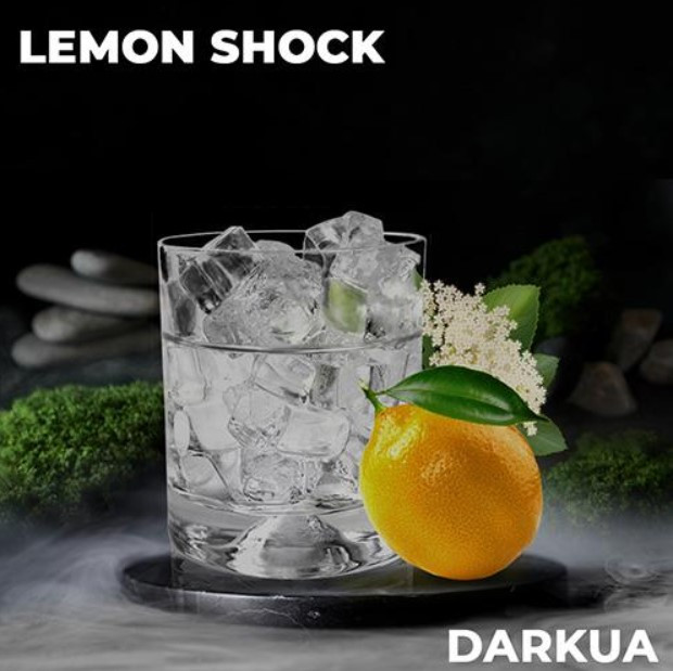 Табак DARKUA Lemon Shock (Лимон Бузина Лед) 100 грамм в интернет магазине кальянов фото 1