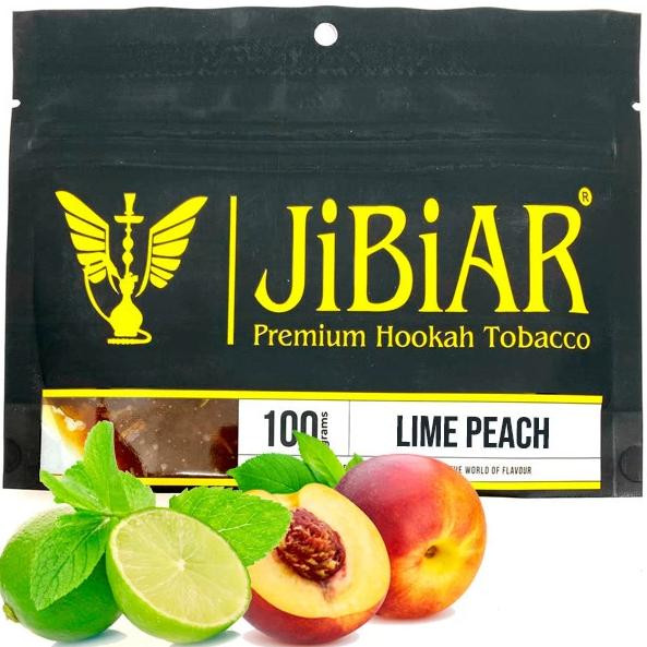 Табак JIBIAR Lime Peach (Лайм Персик) 100 грамм 