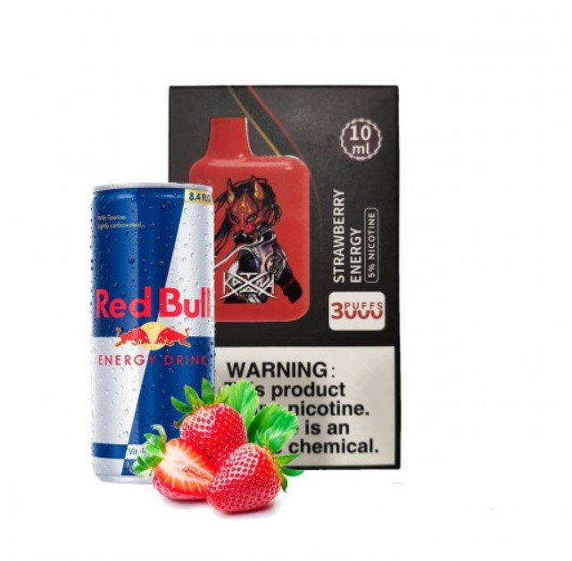 Одноразовая электронная сигарета Katana 3000 Strawberry Energy 