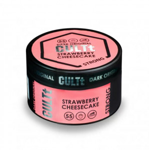 Тютюн CULTt DARK STRONG DS55 Strawberry Cheesecake (Полуничний Чізкейк) 100 грам